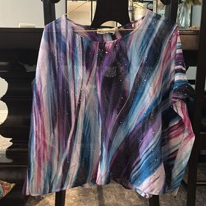 les tout petits blouse or swim cover up size 8